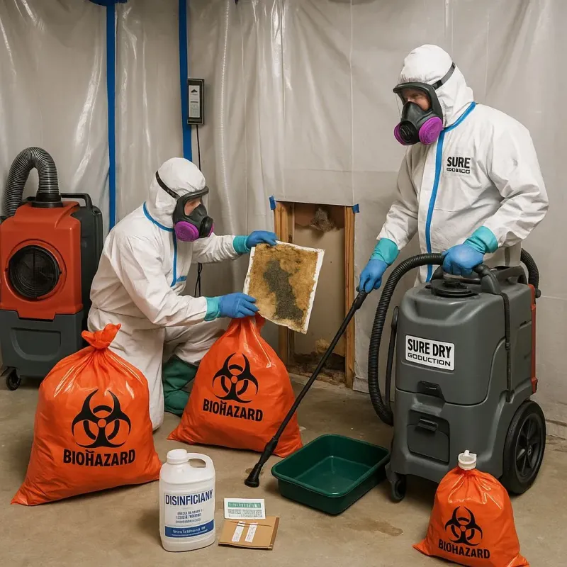 Contaminated Water Handling Protocols process in Coushatta, LA